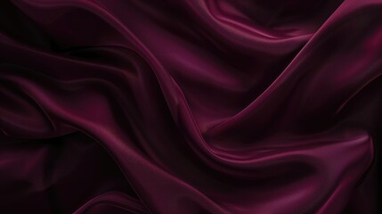 Fototapeta premium Deep Maroon Satin Material for Design Projects