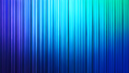 Fototapeta premium Colorful curtain background creating a gradient effect from blue to green