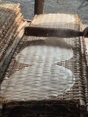 Herstellung von Reisnudeln