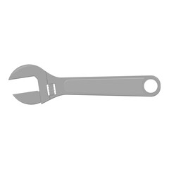 adjustable wrench. tools. carpentry. industry. mechanics and maintenance. vector illustration. workshop