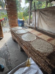 Herstellung von Reisnudeln