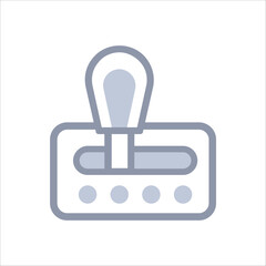 Clean and simple transition type icon, perfect for animation and interface design.