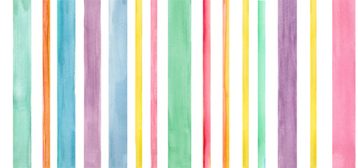 hand drawn watercolor stripes pattern.  colorful. wallpaper ,  spring and summer stripes unique stripes, decor items 