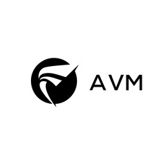 AVM Abstract initial monogram letter logo, alphabet al logo icon design