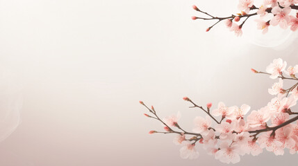 A photo featuring cherry blossom branches around the edges, creating a card frame wallpaper background.

