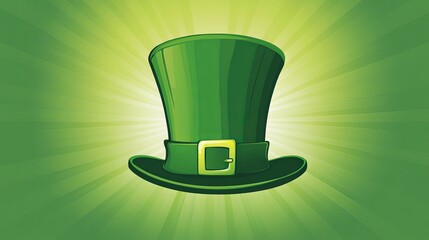 Celebrate St. Patrick's Day!  This design features a green hat and is perfect for banners, posters, invitations, tags, labels, or logos.  A lucky charm for your St. Patrick's Day greetings.
 