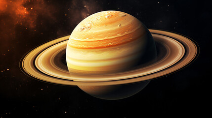 Highly detailed, hyper-realistic image of Planet Saturn, perfect for backgrounds, wallpapers, and space themes.

