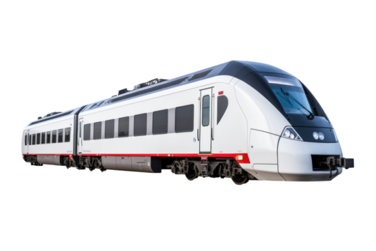 fast train on the station