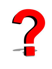 3d question mark