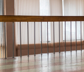 Interior design elements of the soviet era building. Abstract