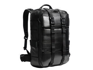 Isolated Black Backpack