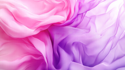 Obraz premium Soft flowing pink and purple fabric texture with gentle waves