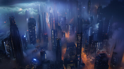 Fototapeta premium city at night