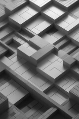 Randomized Square Pattern | Mosaic Tile Canvas in the Bathroom | Black White gray | Flor Wall Club Gilaf design | Abstract Image Background