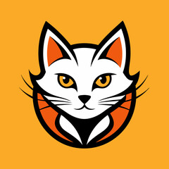 Obraz premium Simple Cat Logo Design Collections