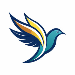 Obraz premium Simple Bird Logo Design Collections