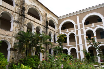 Naklejka premium Jesuit Monastary in the hills of Baturite, founded in 1534 Ceara, near Fortaleza. Brazil.