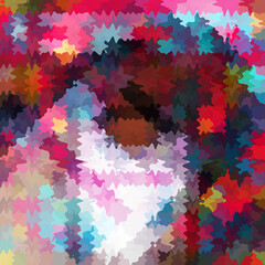 Obraz premium Colorful splashed abstract background. Splash effect and camouflage. Splattered backdrop.