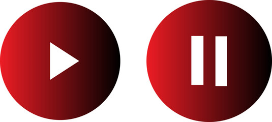 play  pause  button video play and pause vector file svg