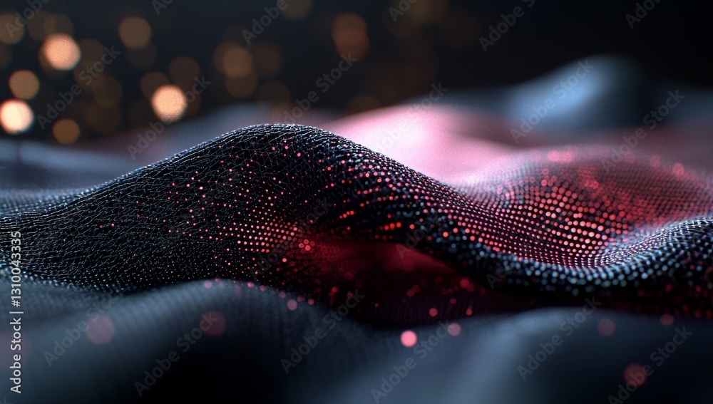 Poster cloud computing is represented by an abstract background with network connections