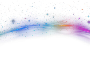 PNG Aurora light border effect space background universe.