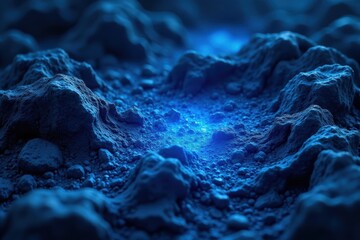 Intricate blue lava stone, dynamic background, design, lava
