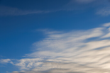 blue sky with white clouds