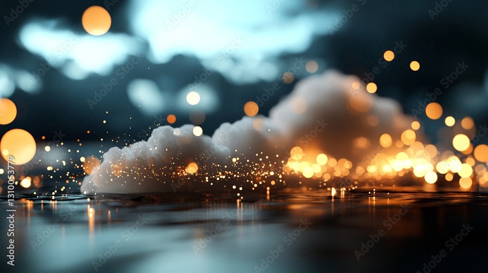 Poster the concept of cloud and edge computing technology is paired with a cybersecurity data protection sy