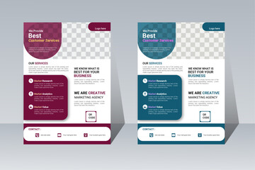 Colorful Marketing business flyer design template set, flyer in a4 for Colorful Business Proposal, progression, proclaim, publication, cover page, corporate trendy style flyer design
