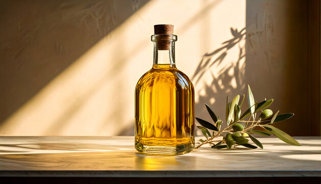 Botella de aceite de oliva
