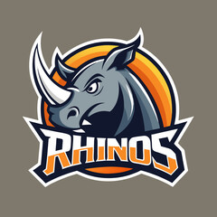 Simple Rhinos Logo Design Collections