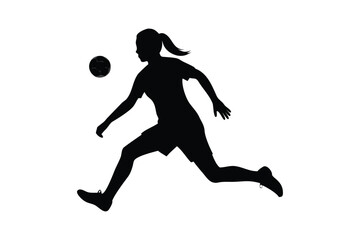 Soccer Silhouette Capturing the Perfect Kick