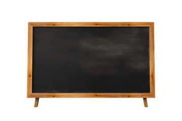 School Blackboard on transparent Background – Classic Education Tool for Teaching, Writing, and Learning in a Classroom Setting, Educational Materials, School, and Classroom Resources. Png cut out.