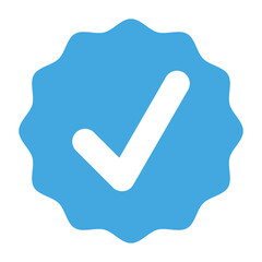 Verified badge icon tick symbol Vector blue, black, green verification badge approved check mark icon - Quality certify icon. Vector icons. official account profile verify