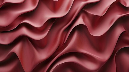 Obraz premium stylish maroon cloth texture with waves and folds for modern fashion design or textile mockup
