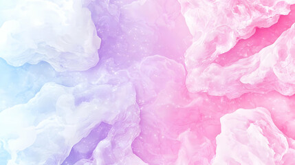 Dreamy Soft Clouds with Gradient Colors in Pink and Blue Hues
