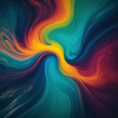 Obraz premium Abstract Art with Vibrant Hues