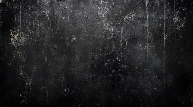 A pitch-black grunge overlay with a rough, scratched texture, layered with faint smudges and aged stains. The subtle dust and barely noticeable highlights create an immersive, distressed look