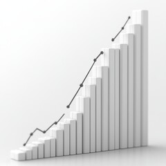 The addition of a puzzle piece to a white puzzle structure, symbolizing progress, represents the concept of monetary policy and its influence on economic growth and inflation