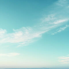 Obraz premium clear blue sky