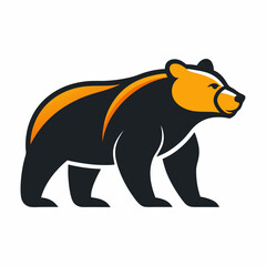 Fototapeta premium Simple Bear Logo Design Collections