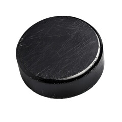 hockey puck isolated on white background