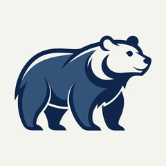 Fototapeta premium Simple Bear Logo Design Collections