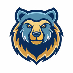 Obraz premium Simple Bear Logo Design Collections