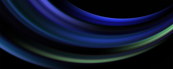 Concept of leading in business, Hi tech products, warp speed wormhole science vector design.