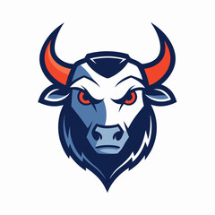 Fototapeta premium Simple Bull Logo Design Collections