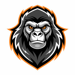 Fototapeta premium Simple Gorilla Logo Design Collections
