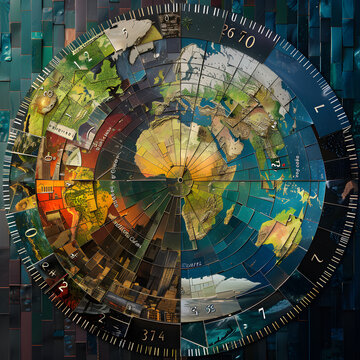 Conceptual Representation of Global Time Zones and their Varied Hours