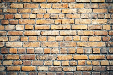 Obraz premium Rustic orange brick wall texture