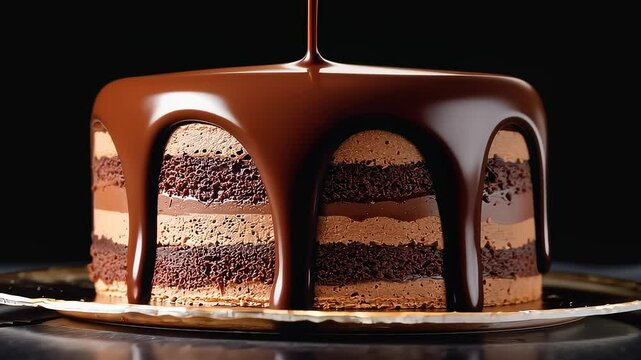 Tasty Chocolate Drizzle Cake